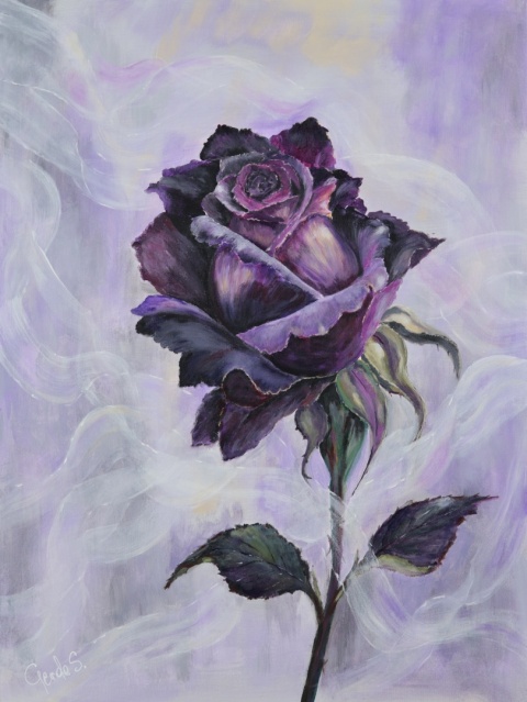 Obraz akrylowy 60 × 80 cm "Otulona szeptem "
