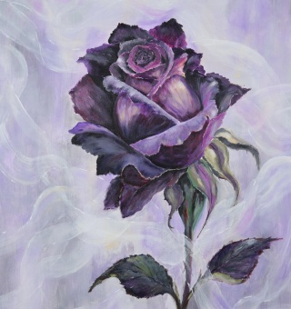 Obraz akrylowy 60 × 80 cm "Otulona szeptem "
