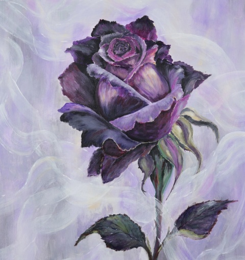 Obraz akrylowy 60 × 80 cm "Otulona szeptem "