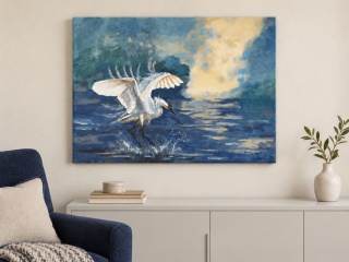 Obraz akrylowy na płótnie, 60 × 80 cm "Poruszenie ciszy "